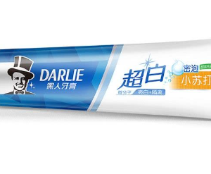 黑人超白牙膏