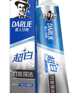 黑人超白竹炭深洁牙膏